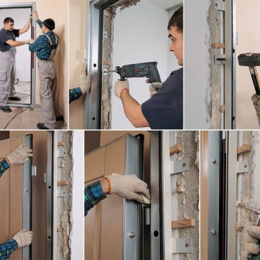 Установка входных дверей цены и руководство