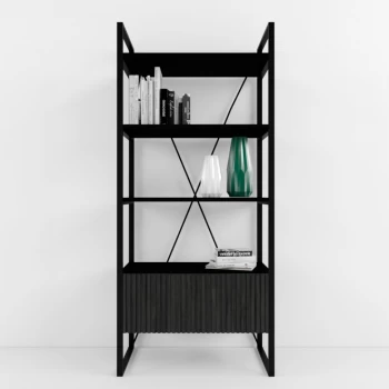Стеллаж для офиса Arris Black