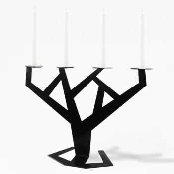 Подсвечник Tree черный