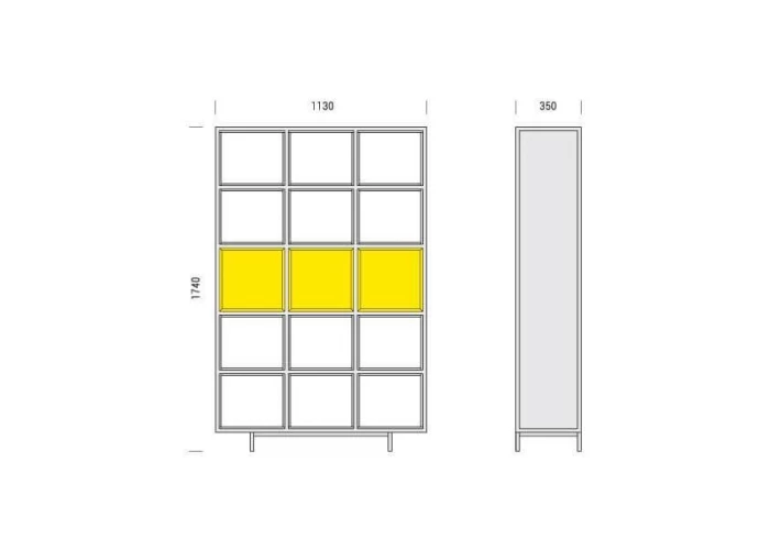  Стеллаж Inframe  2 — купить в PORTES.UA