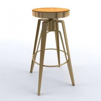 Барний стілець Antelope Bronze