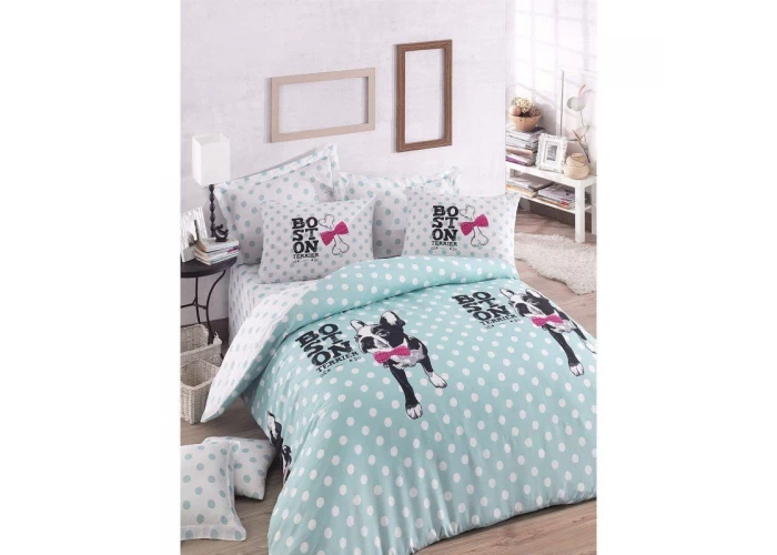  Підліткова постільна білизна Eponj Home - Boston Mint  1 — замовити в PORTES.UA