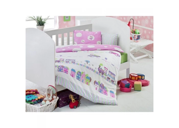  Постільна білизна для немовлят Eponj Home - Tren Pembe  1 — замовити в PORTES.UA