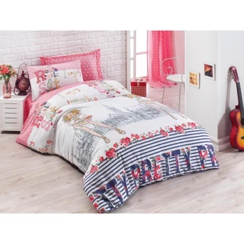 Підліткова постільна білизна Eponj Home - Pretty Pembe