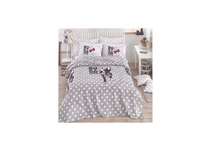  Підліткова постільна білизна Eponj Home Pike - Boston gri  1 — замовити в PORTES.UA
