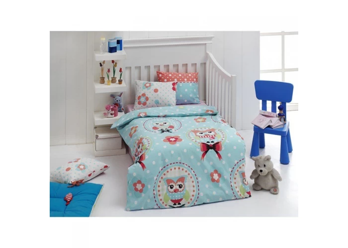  Постільна білизна Eponj Home - Baykus A.mavi  1 — замовити в PORTES.UA