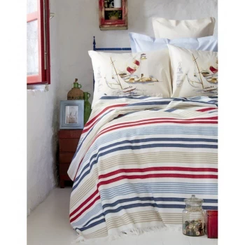 Комплект постільної білизни Karaca Home - Mikonos 2017-2 pike jacquard