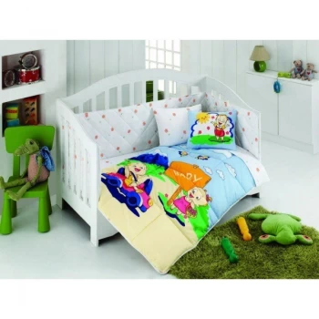 Постільна білизна для немовлят Kristal - Afacan блакитний