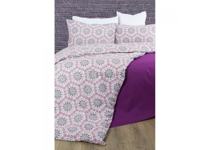  Комплект постільної білизни Lotus Premium - Esther червоний  1 — замовити в PORTES.UA