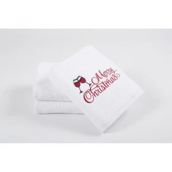 Новорічний рушник Lotus 50*90 - Wineglass