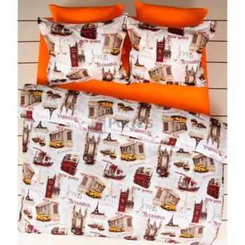 Комплект постільної білизни Lotus Premium - Bon Voyage