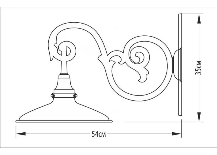  Бра – Кронштейн Black  3 — купить в PORTES.UA