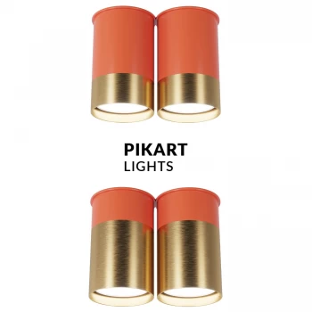 Точечный светильник – Спот ВР двойной Coral Gold, арт. 6349