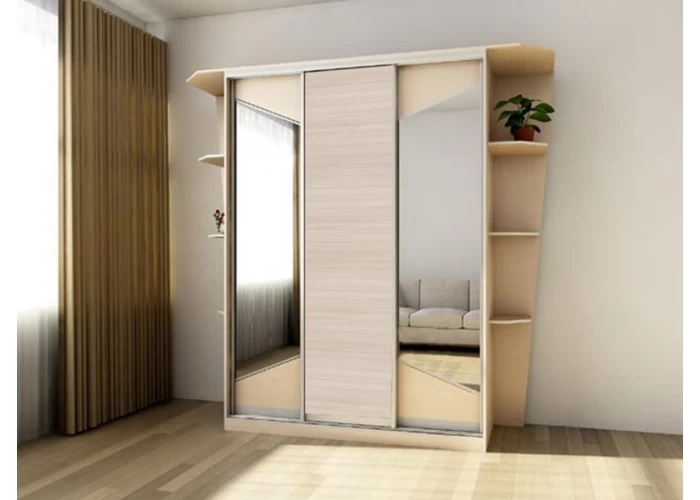  Шкаф-купе с зеркальными дверями под заказ 16  1 — купить в PORTES.UA