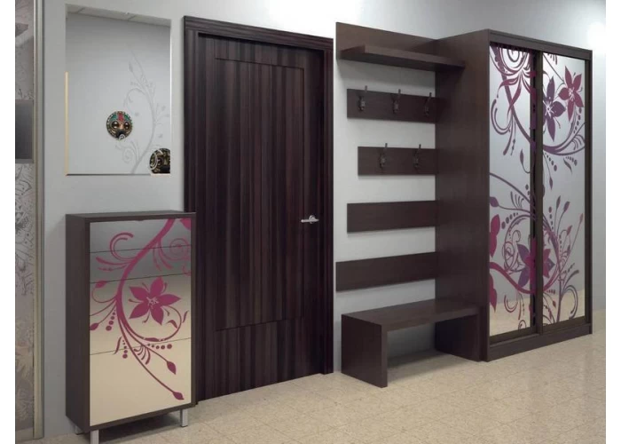  Шкаф купе с пескоструйным рисунком под заказ 2  1 — купить в PORTES.UA