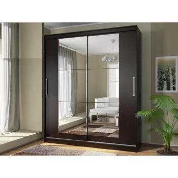 Шкаф-купе с зеркальными дверями под заказ 19