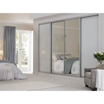 Шафа-купе із дзеркальними дверима на замовлення 21