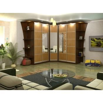 Угловой шкаф купе под заказ Сupboard 17