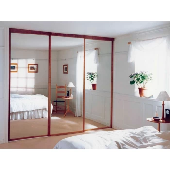 Шкаф-купе с зеркальными дверями под заказ 2