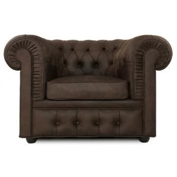 Крісло Честерфілд, темний