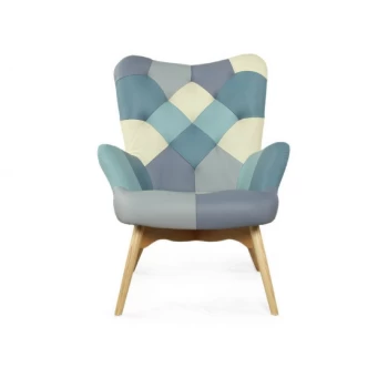 Крісло Бруно Печворк (шкіра)