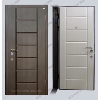 Вхідні двері до квартири – М-38 Венге • усередині Дуб молочний