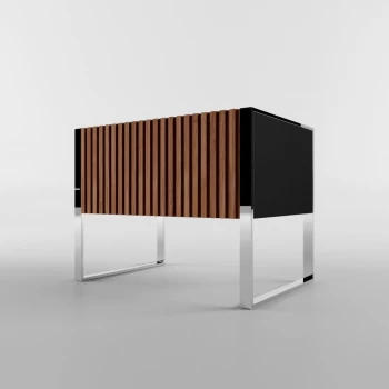 Тумба приліжкова з хромом Arris