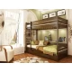 Двоярусне ліжко Estella ДУЕТ 80х190 (щит, ламелі 4см)