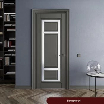 Серые межкомнатные двери VPorte – Лондон 04