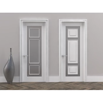 Серые межкомнатные двери VPorte – Лондон 04