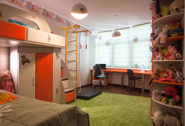 Дитяча — Дизайн-проект 3-кімнатної квартири, 100м.кв — Катерина Кузьмук