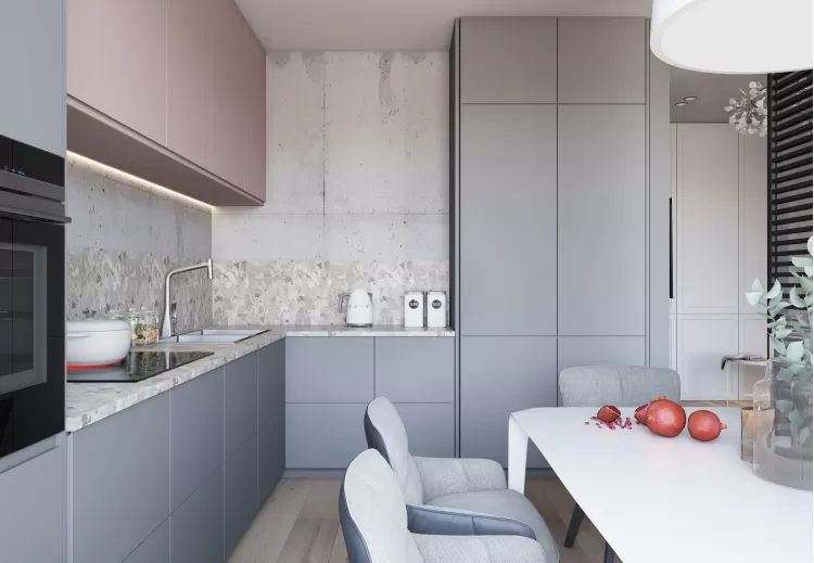 Гостиная — Дизайн-проект квартиры-студии в ЖК Синергия 3+, 40м.кв — cтудия дизайна GRIGOROVICH