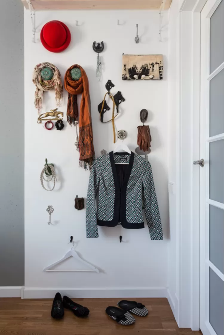 Декор хранения — Дизайн 2-комнатной квартиры Soft Scandinavian Loft, 40 м.кв — дизайнер Ира Сазонова