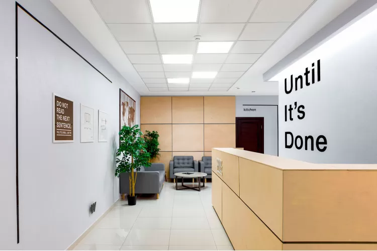 Рецепція в дизайн-проект та комплектація офісу меблями ІКЕА – дизайнер Сазонова Іра