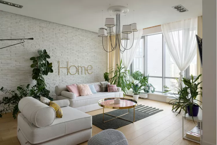 Гостиная – лучшее фото ремонта № 1757