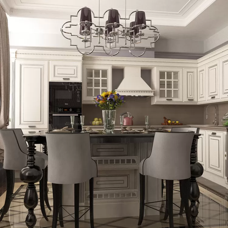 Кухня — Дизайн-проект квартири в ЖК Новопечерські Липки, 80 м.кв — студія дизайну Atelier Bergal