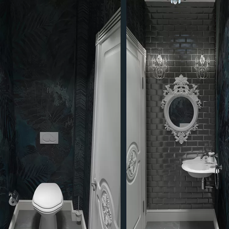 Фото: Санвузол – Дизайн-проект квартири у ЖК Новопечерські Липки, 80 м.кв – 991