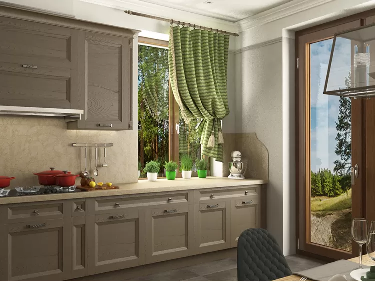 Фотография: Кухня – Дизайн-проект житлового будинку в селищі Лісники, 233 м.кв – 1918