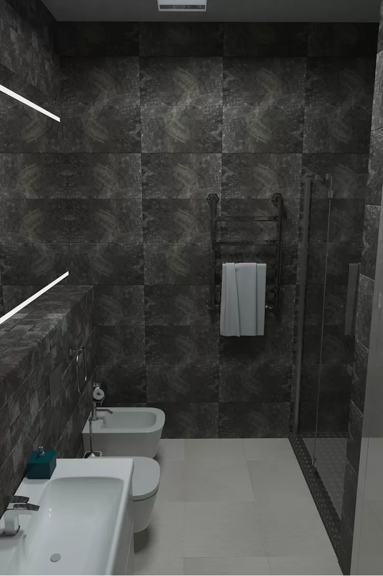 Фото дизайну: Санвузол – Дизайн-проект житлового будинку у селищі Лісники, 233 м.кв – 1983