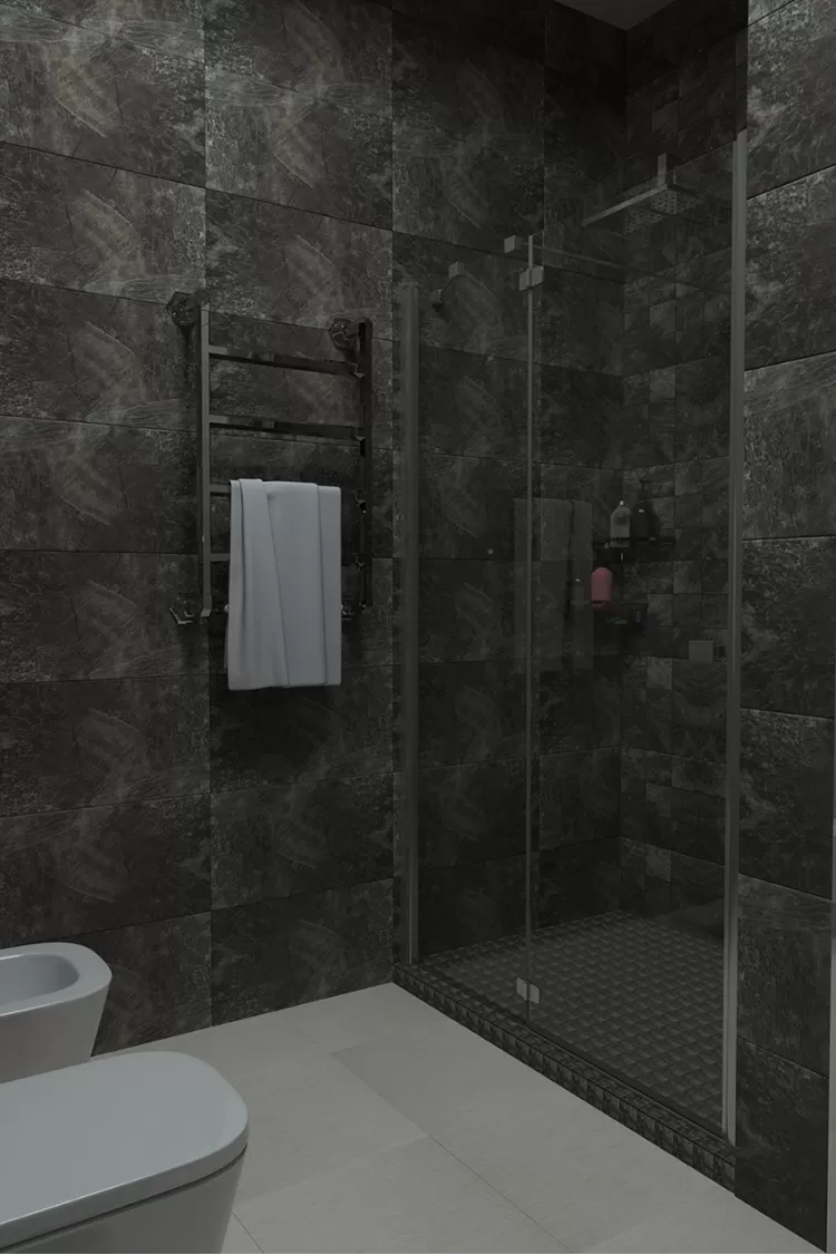 Фото дизайну: Санвузол – Дизайн-проект житлового будинку у селищі Лісники, 233 м.кв – 1984