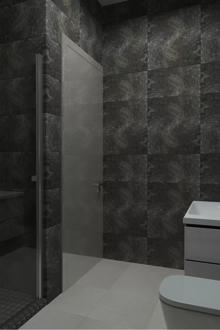 Фото интерьера: Санвузол – Дизайн-проект житлового будинку в селищі Лісники, 233 м.кв – 1985