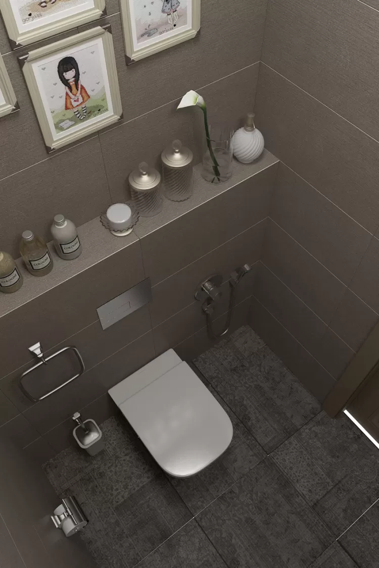 Фото: Санвузол – Дизайн-проект житлового будинку в селищі Лісники, 233 м.кв – 1986