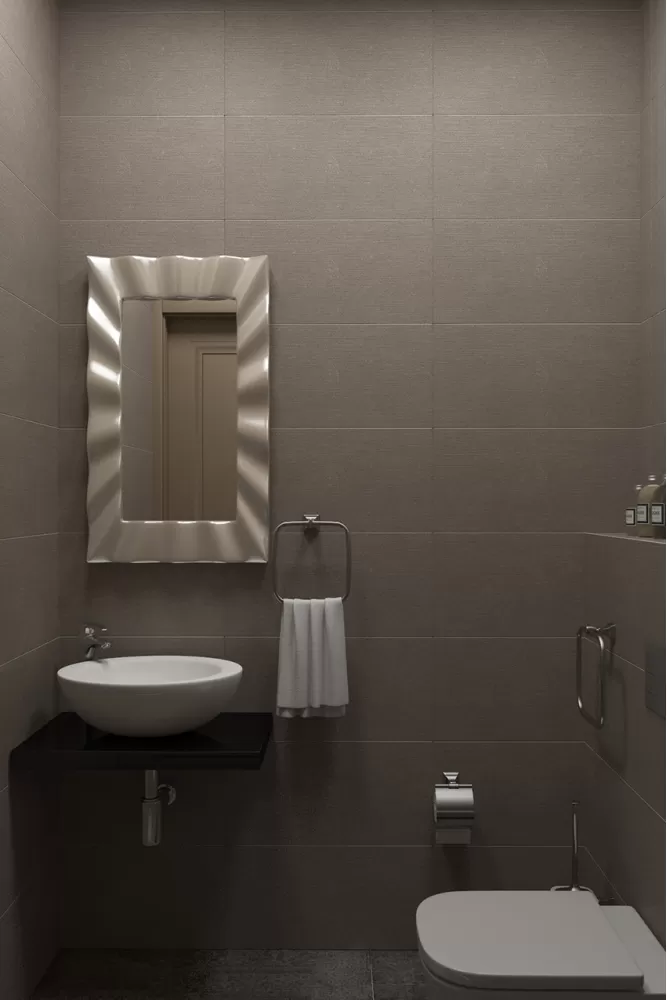 Фотография: Санвузол – Дизайн-проект житлового будинку в селищі Лісники, 233 м.кв – 1987