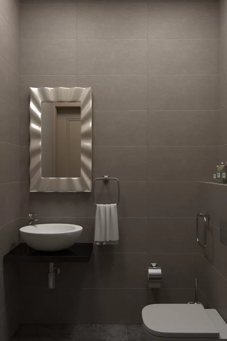 Фотография: Санвузол – Дизайн-проект житлового будинку в селищі Лісники, 233 м.кв – 1987