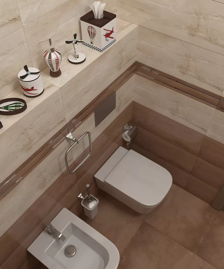 Фото дизайну: Санвузол – Дизайн-проект житлового будинку у селіщі Лісники, 233 м.кв – 1990