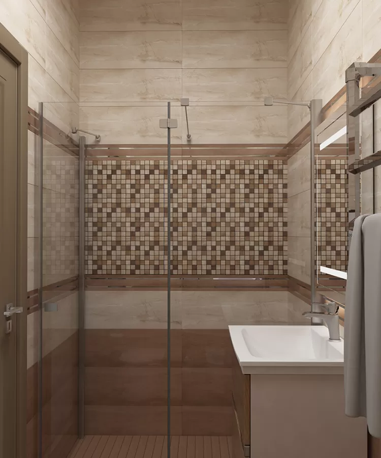 Фото: Санвузол – Дизайн-проект житлового будинку у селіщі Лісники, 233 м.кв – 1991