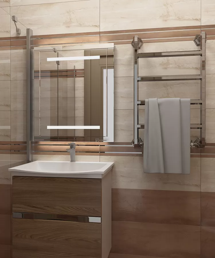 Фото: Санвузол – Дизайн-проект житлового будинку у селіщі Лісники, 233 м.кв – 1992