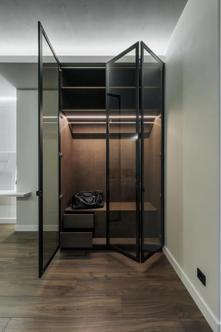 Спальня в дизайн-проекті квартири в КД GOGOL 47, 82 м. кв. - студія дизайну TABOORET