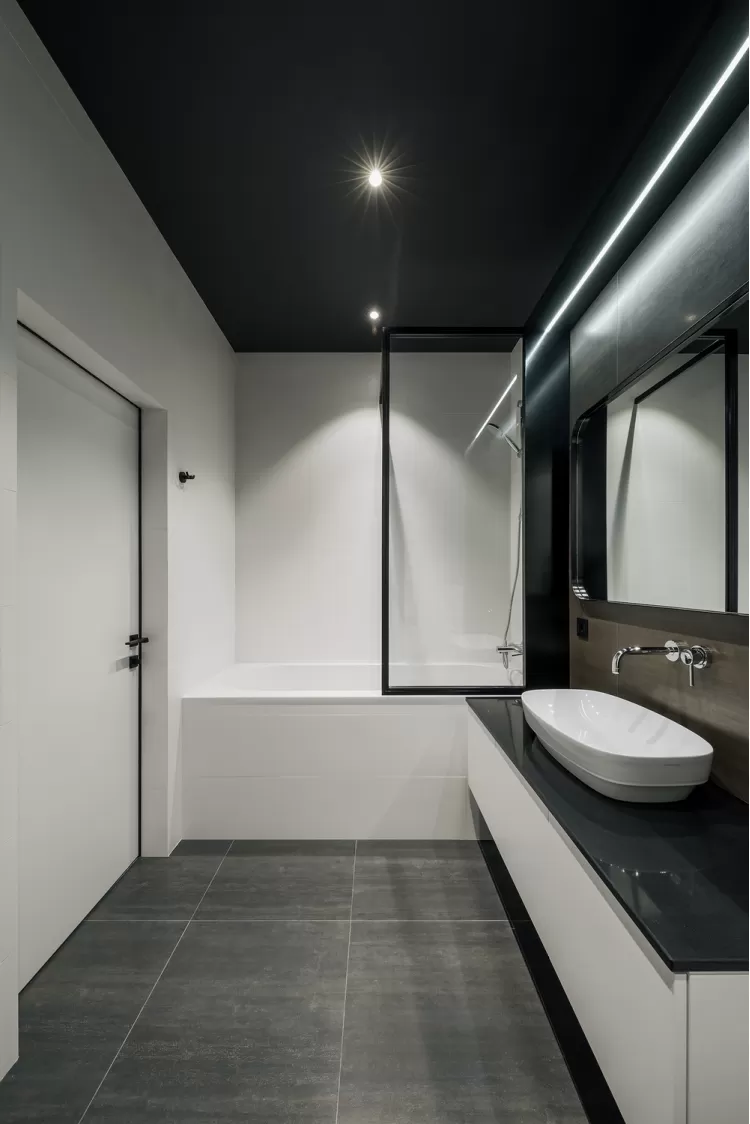 Фото интерьера: Ванная – Дизайн-проект квартиры в КД GOGOL 47, 82м²​ – 1620