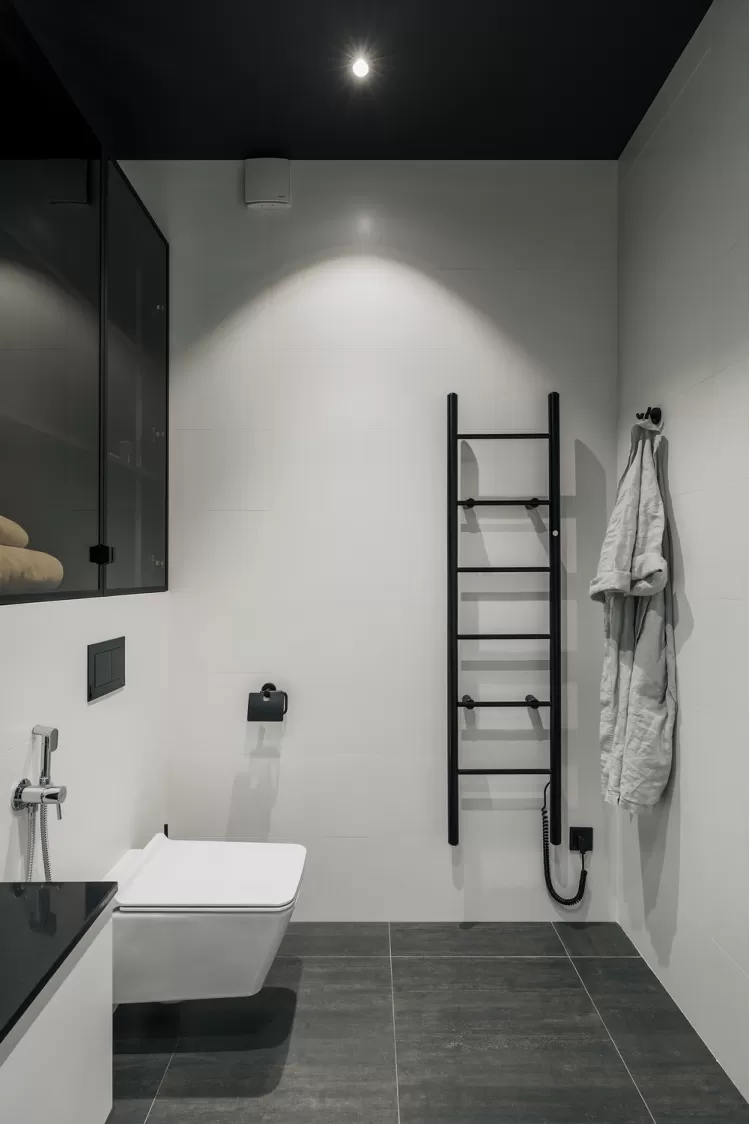 Фото: Ванная – Дизайн-проект квартиры в КД GOGOL 47, 82м²​ – 1621